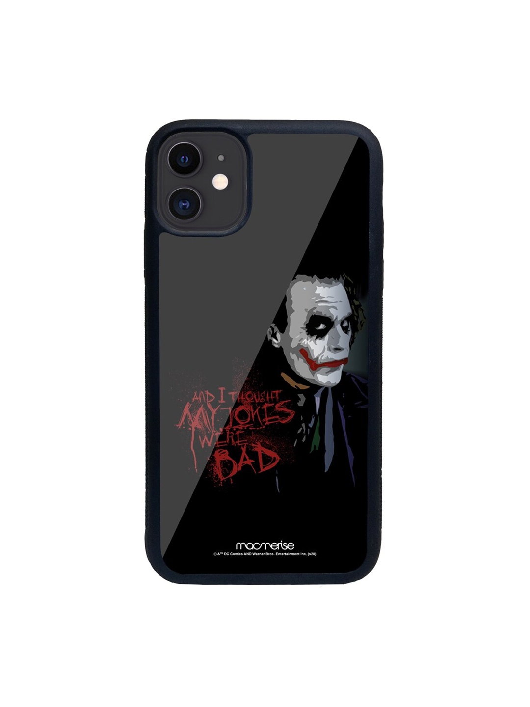 

macmerise Black & Grey Jokers Sarcasm iPhone 11 Back Case