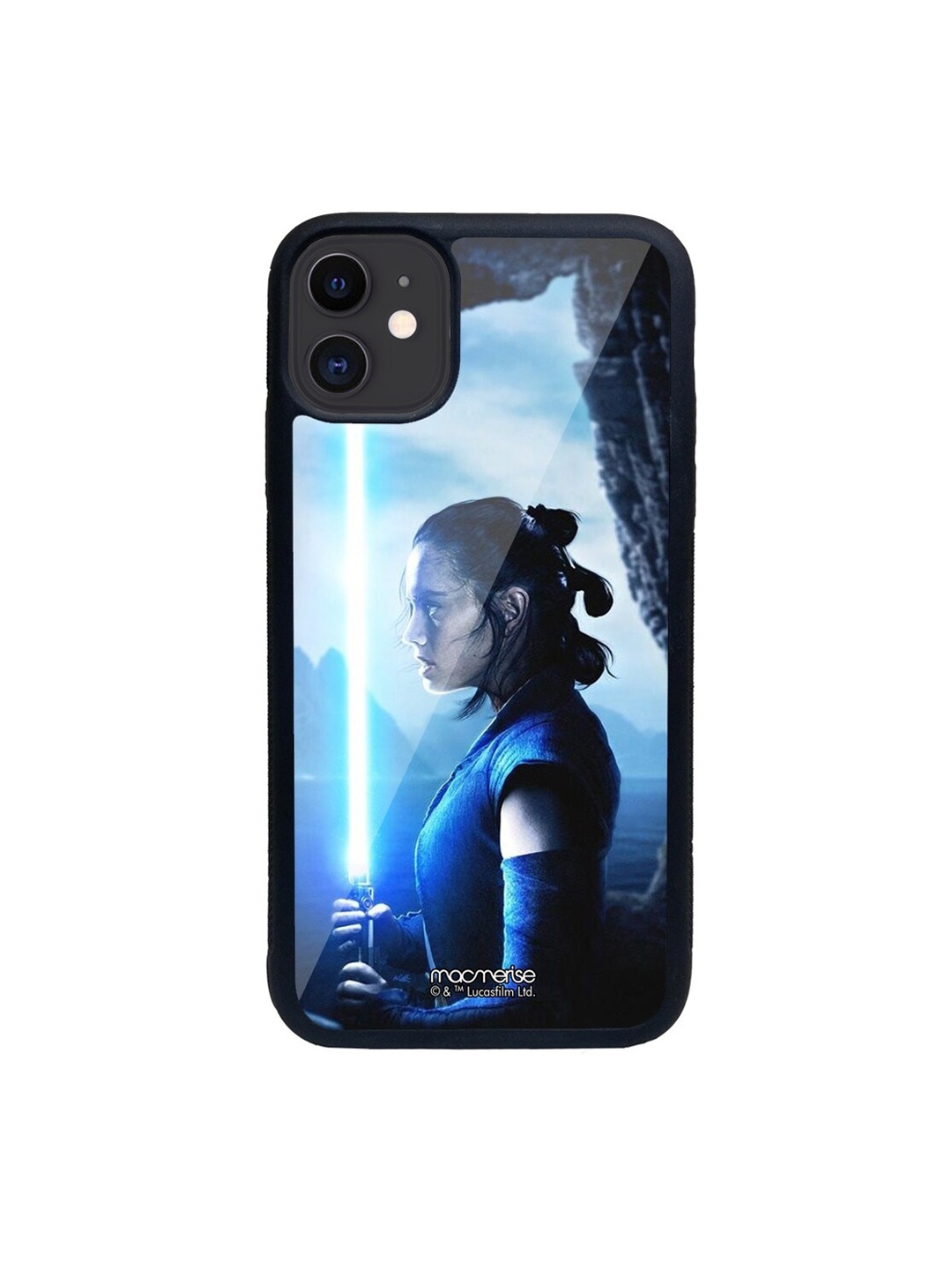 

macmerise Blue & Black Light Saber Blue Glass iPhone 11 Phone Case
