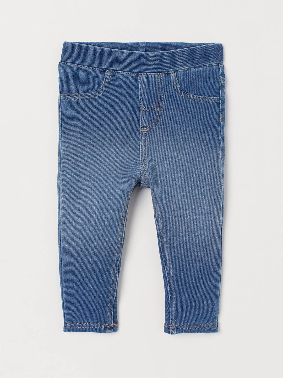 

H&M Girls Blue Solid Jeggings