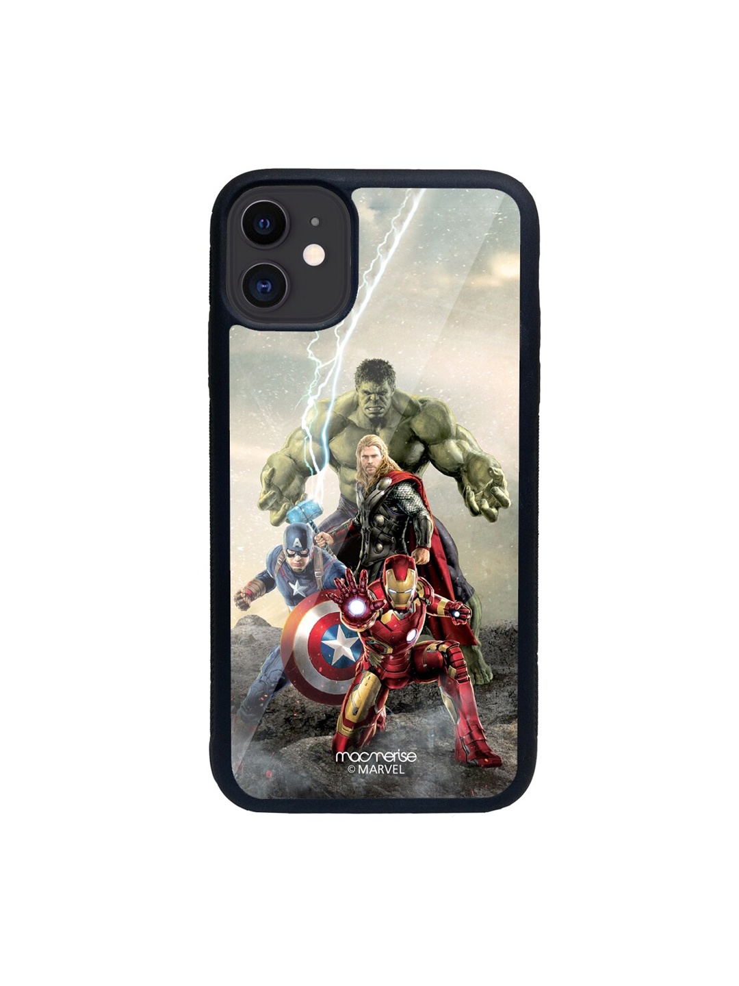 

macmerise Red & Green Time to Avenge Printed iPhone 11 Phone Case