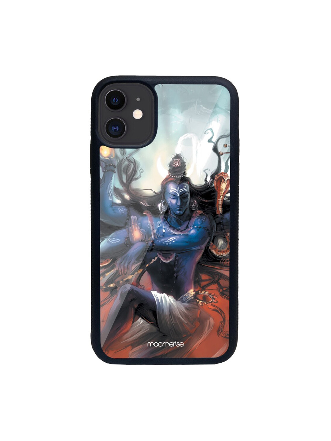 

macmerise Blue & White Natraj Pattern iPhone 11 Back Case