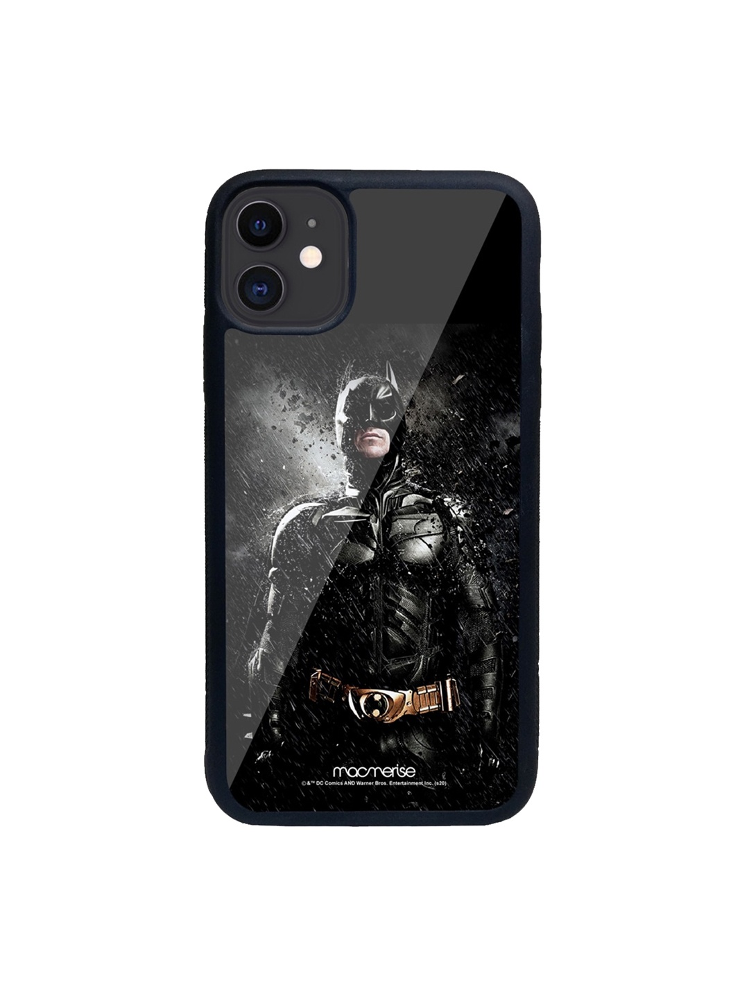 

macmerise Black & Grey Rise of Batman iPhone 11 Back Case