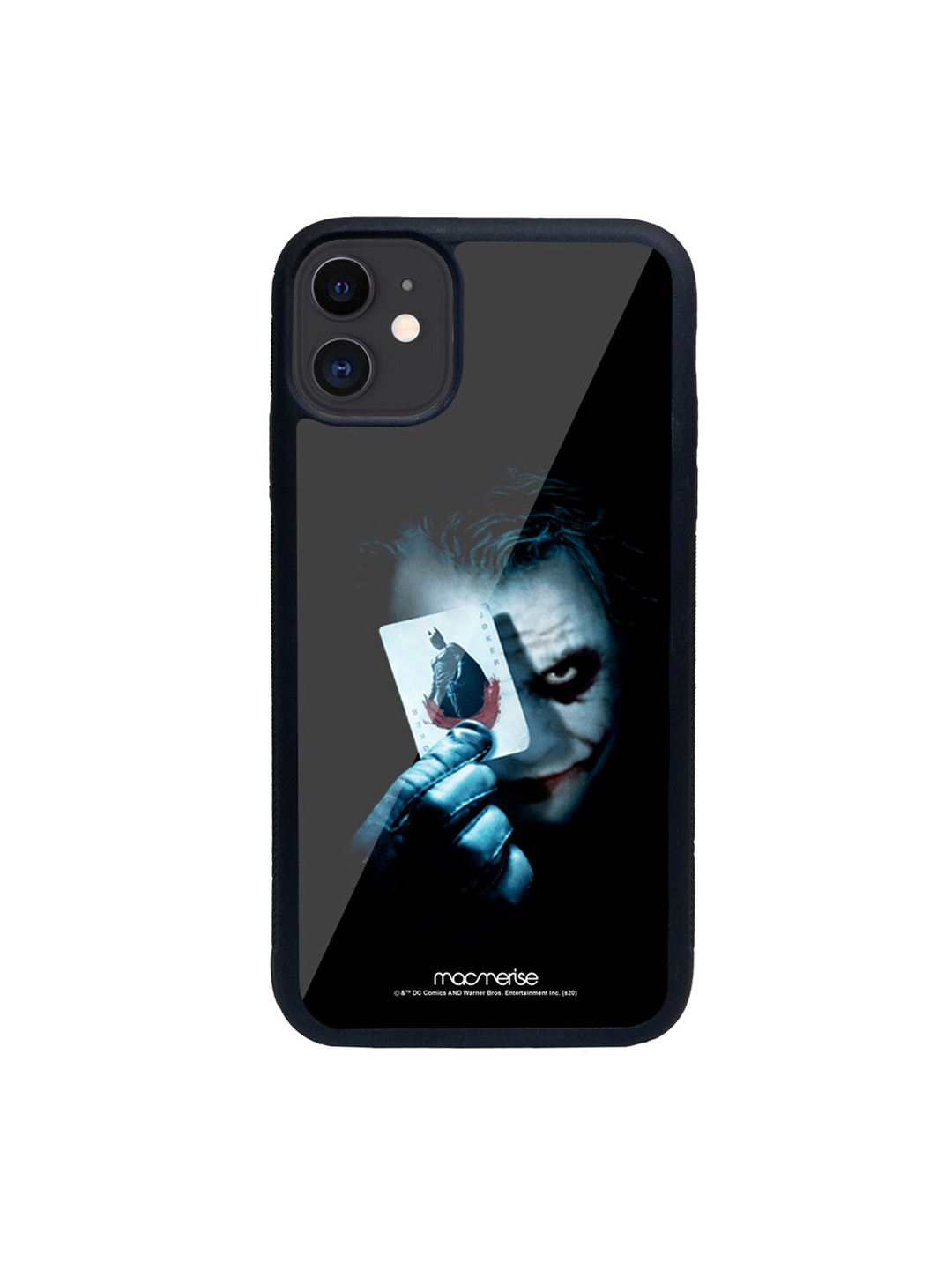 

macmerise Black & Blue Jokers Trump Card Pattern iPhone 11 Back Case