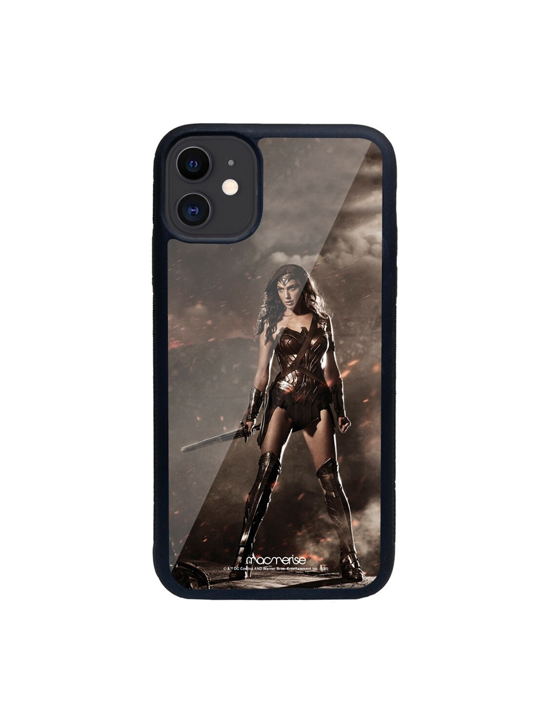 

macmerise Multicoloured Lethal Wonderwoman Glass iPhone 11 Phone Case, Multi