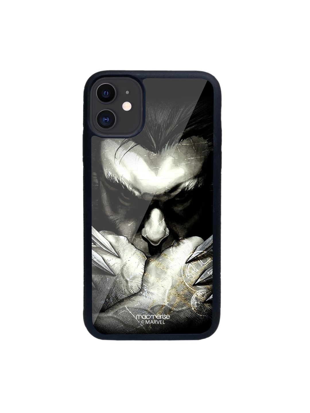 macmerise Black & Grey The Dark Claws Printed iPhone 11 Back Case