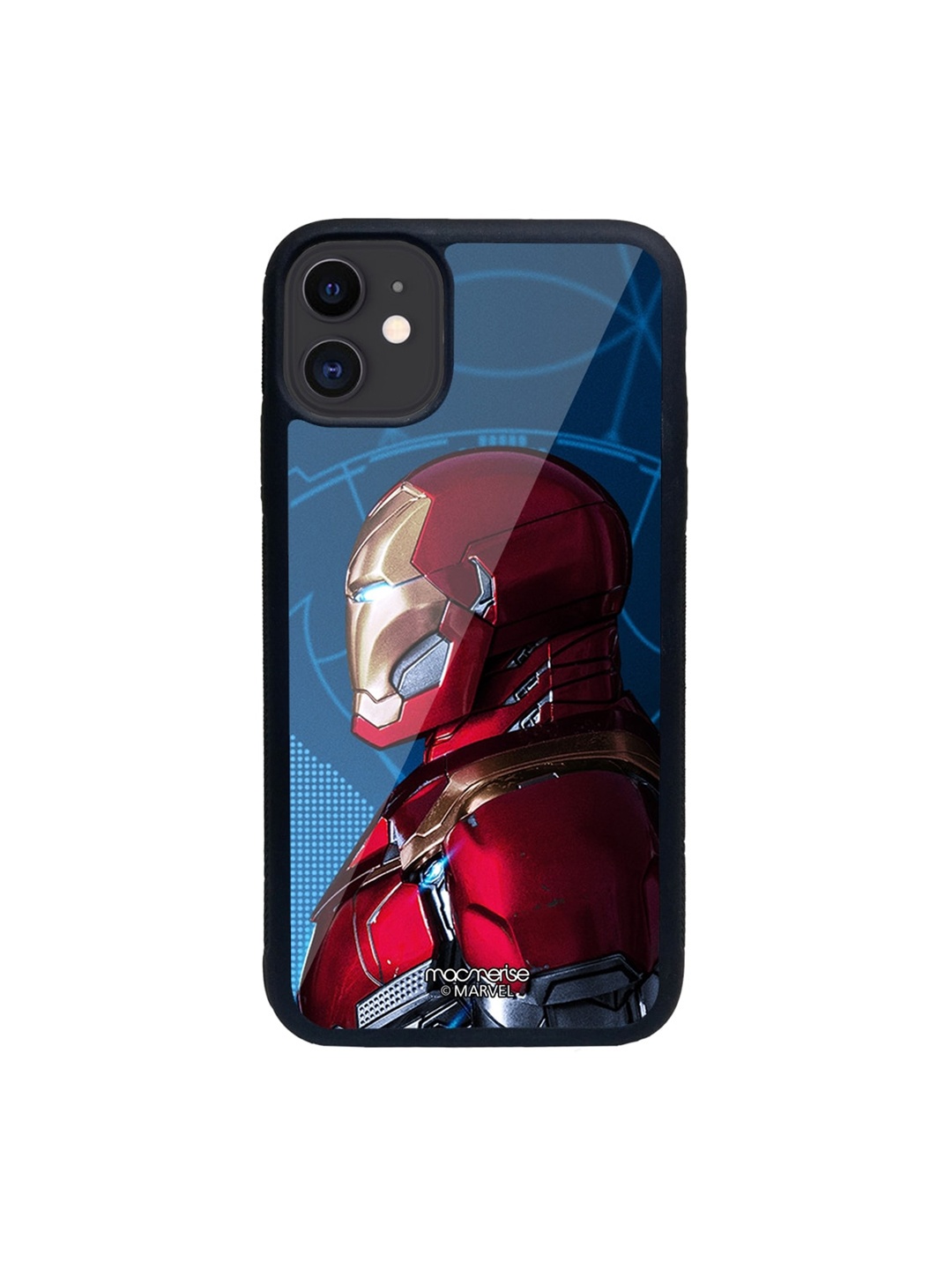 

macmerise Blue & Red Iron Man Side Armor iPhone 11 Back Case