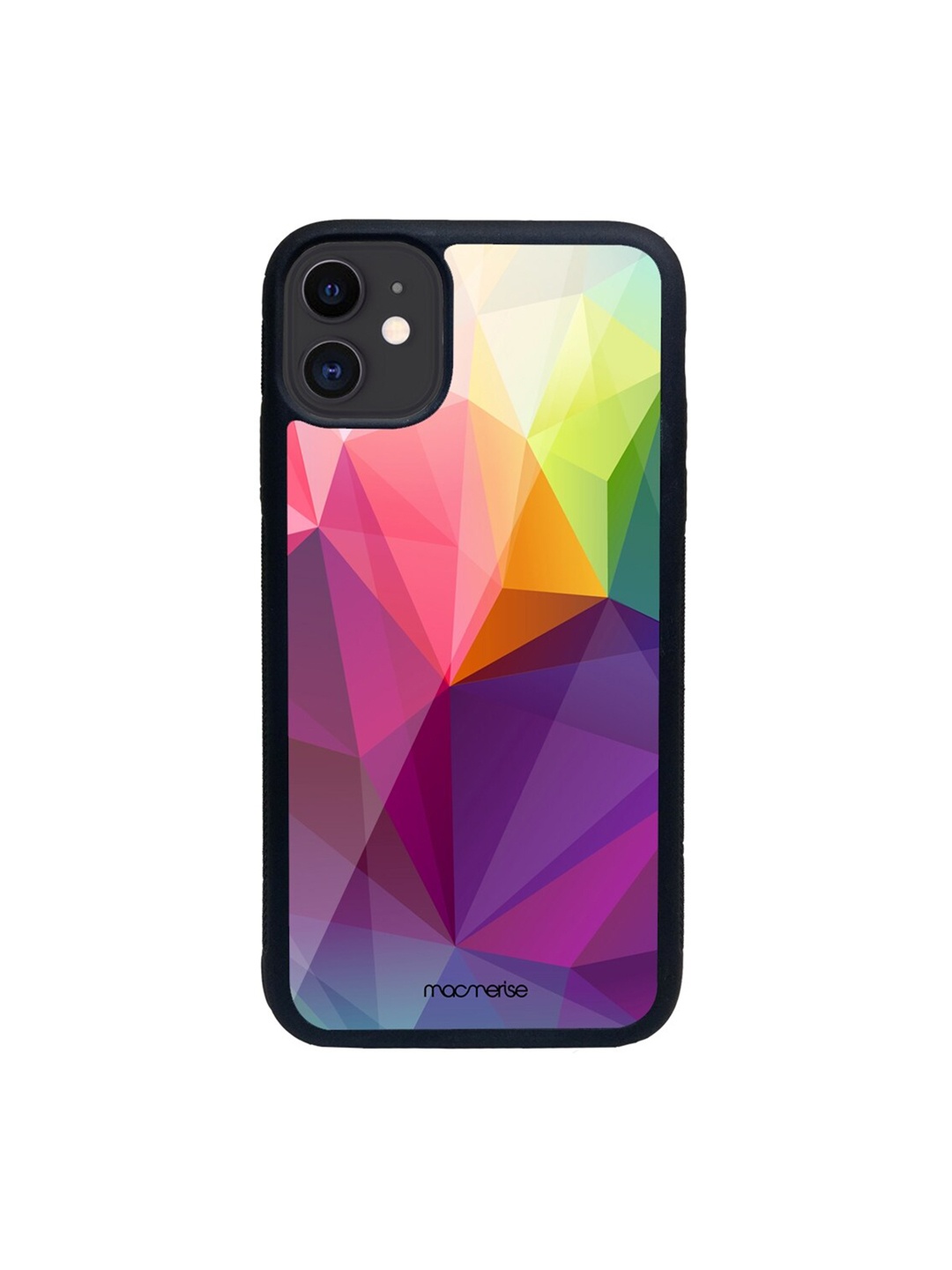 

macmerise Pink & Purple Crystal Art Pattern iPhone 11 Back Case