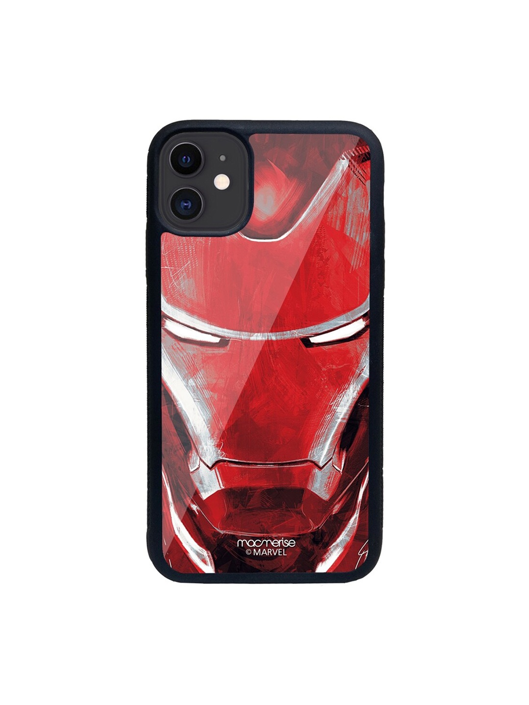 

macmerise Black & Red Charcoal Art Iron man iPhone 11 Back Case