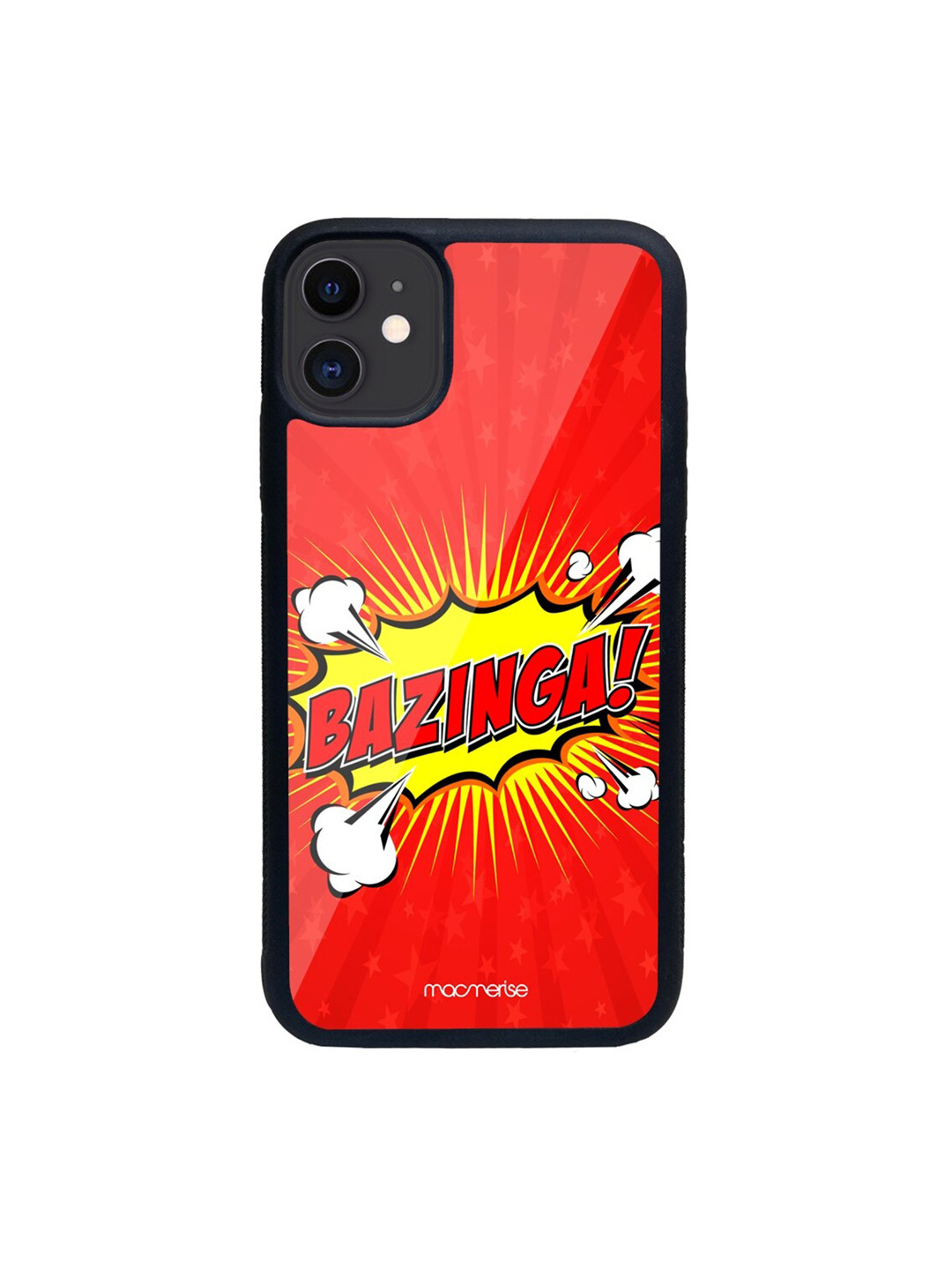 

macmerise Red & Yellow Bazinga Printed iPhone 11 Back Case
