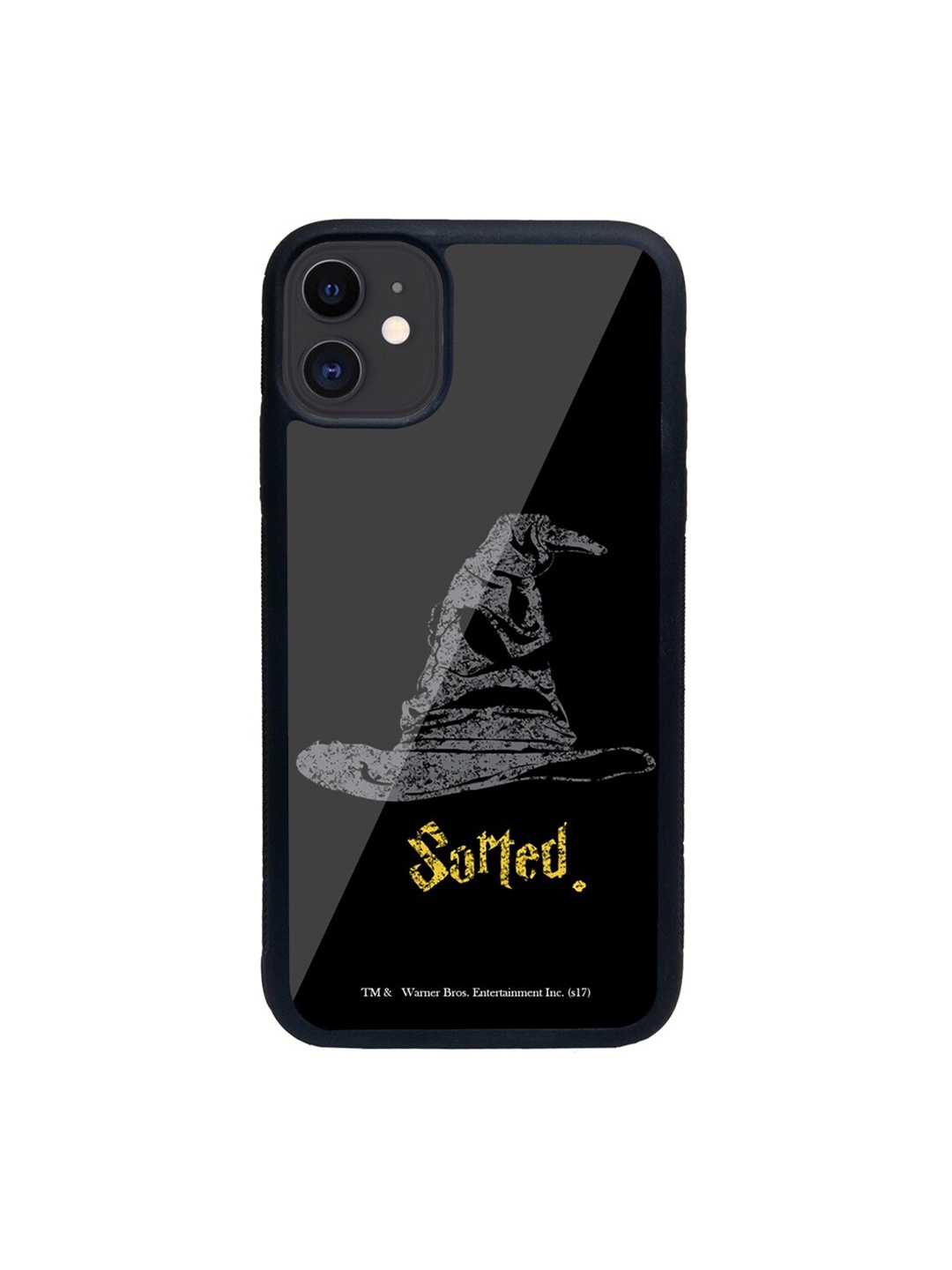 

macmerise Black & Grey Sorting Hat Printed iPhone 11 Back Case