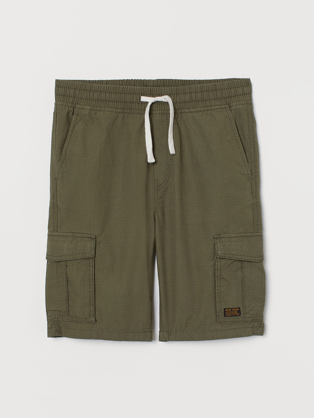

H&M Mens Boys Green Cotton shorts