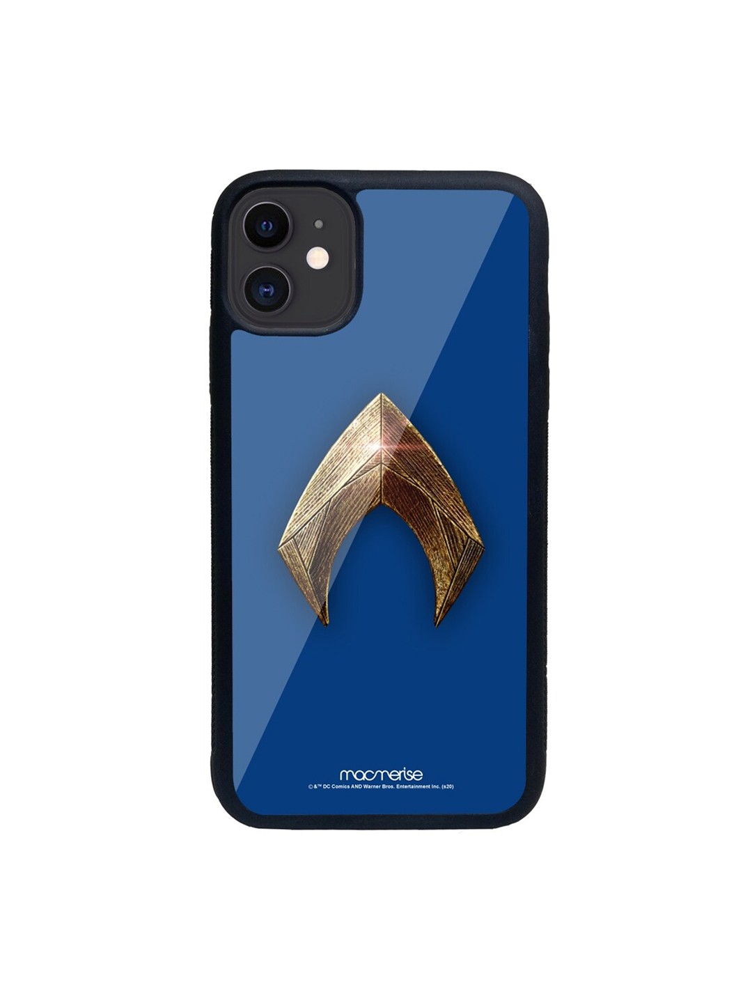 

macmerise Blue & Brown Logo Aquaman Printed iPhone 11 Back Case