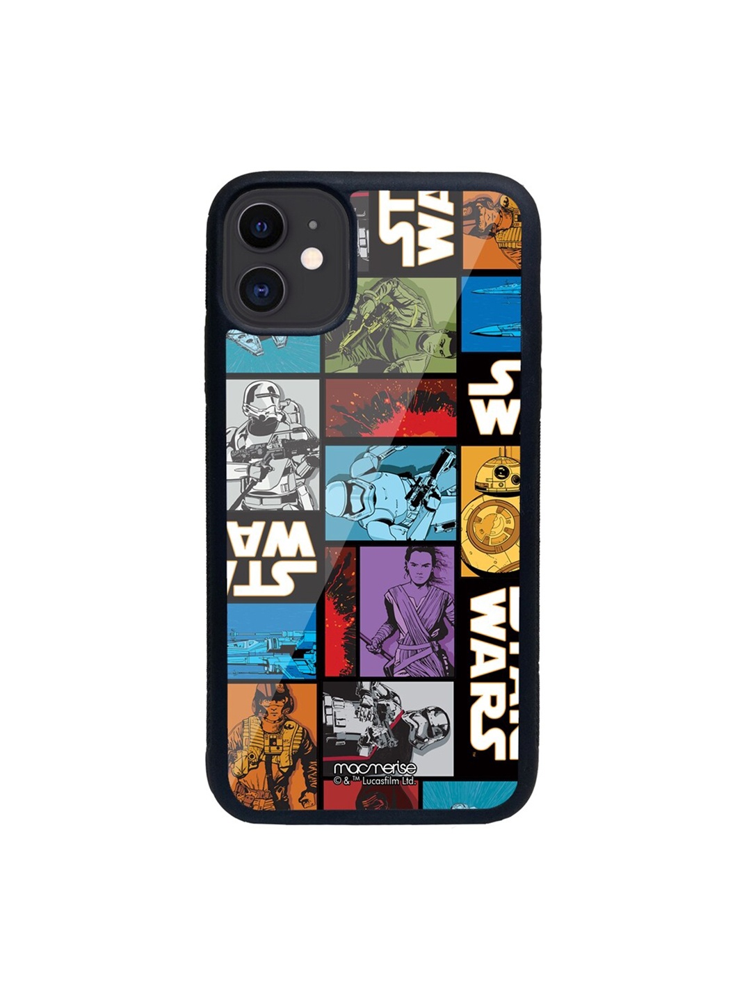 

macmerise Black & White The Force Awakens Printed iPhone 11 Phone Case