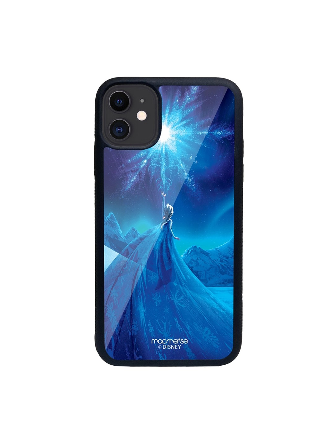 

macmerise Blue & White Shining Bright Elsa Pattern iPhone 11 Back Case