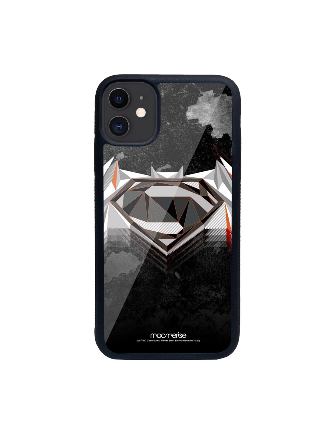 

macmerise Black & Grey Men Of Steel iPhone 11 Back Case