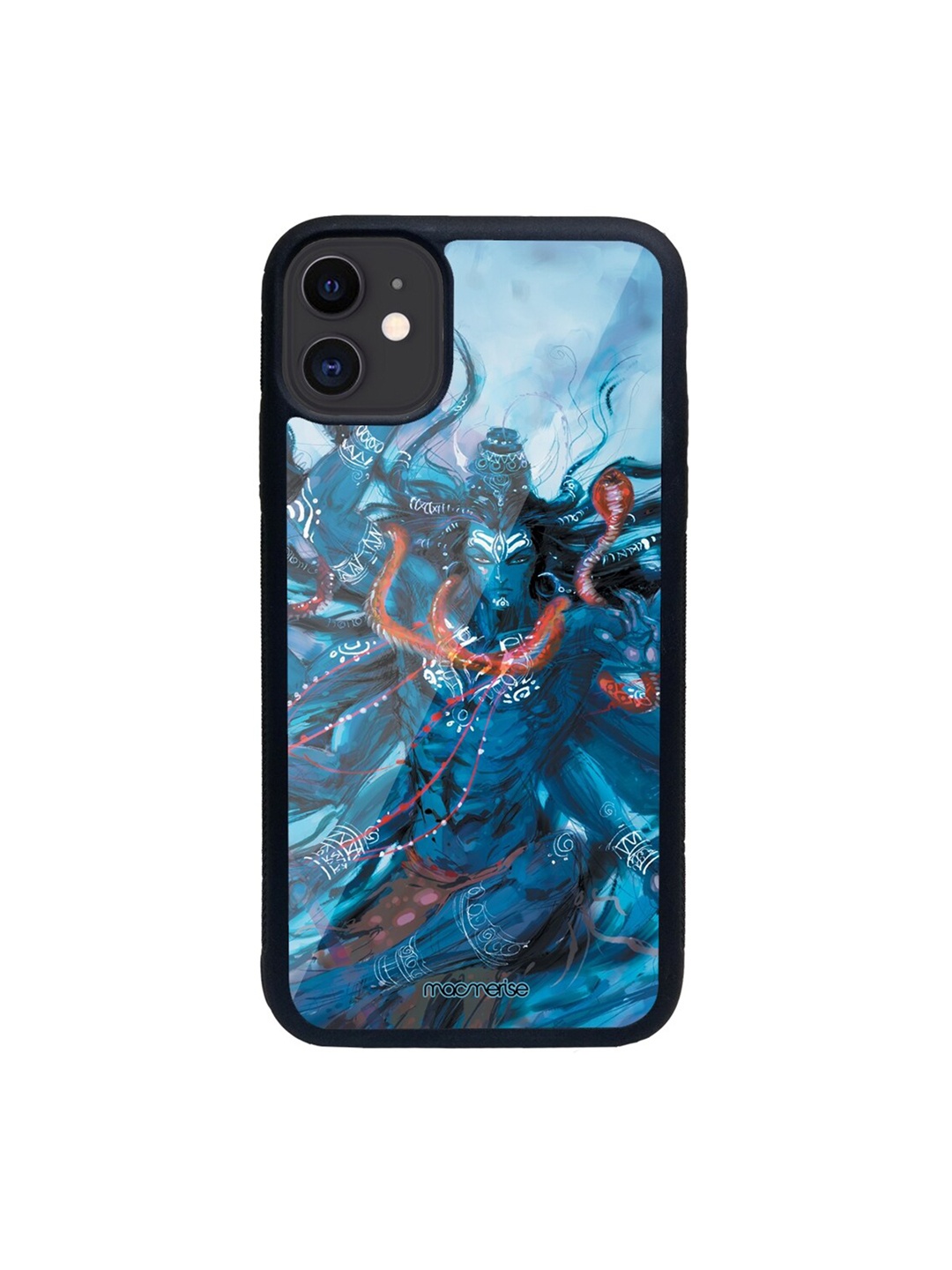 

macmerise Blue & Orange Shiva Tandav iPhone 11 Back Case