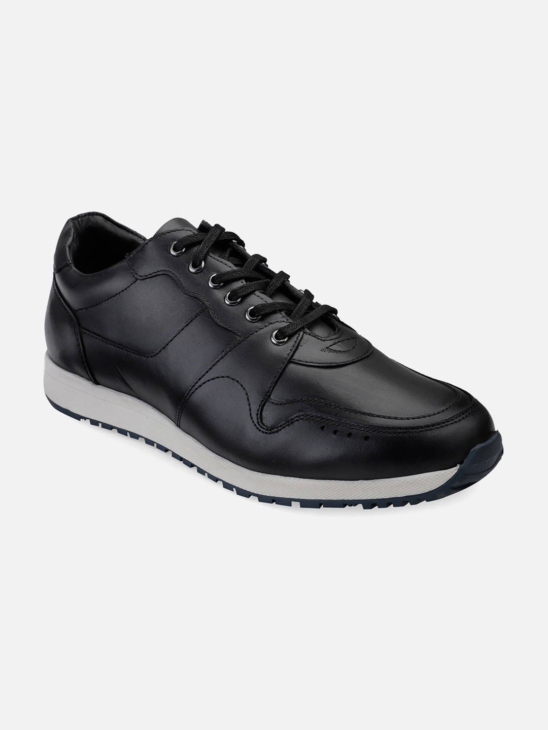 

Hats Off Accessories Men Grey Leather Sneakers