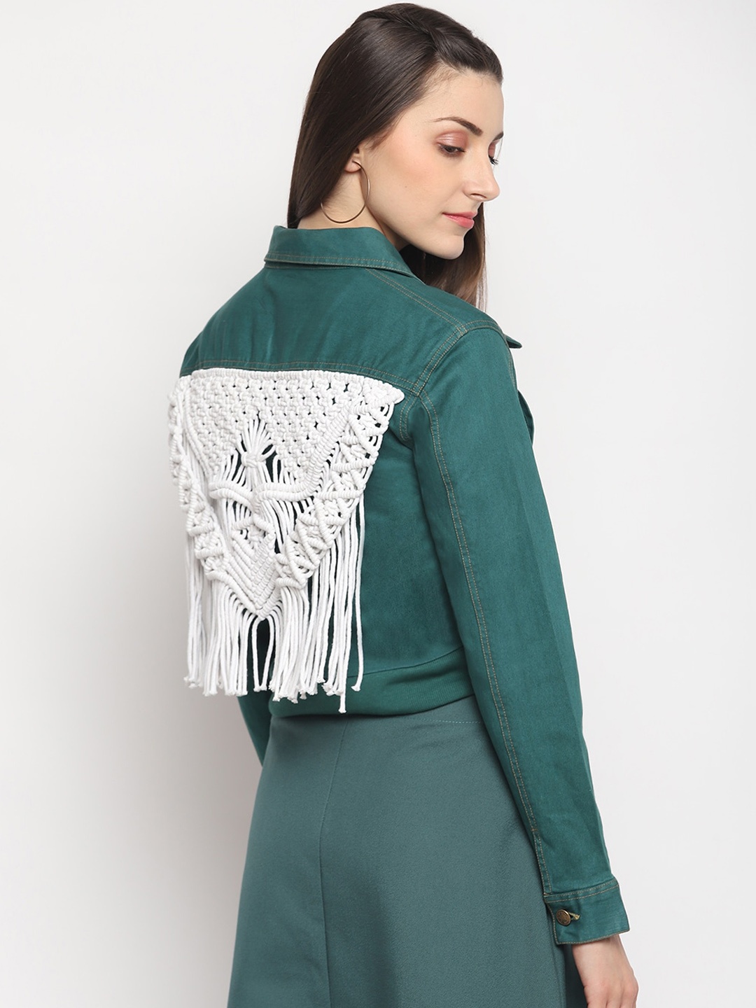 

OTORVA Women Green Solid Windcheater Tailored Jacket