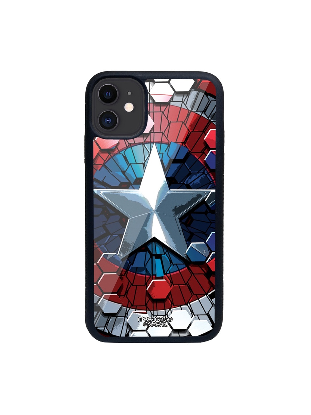 

macmerise Blue & Red Hex Shield iPhone 11 Phone Case