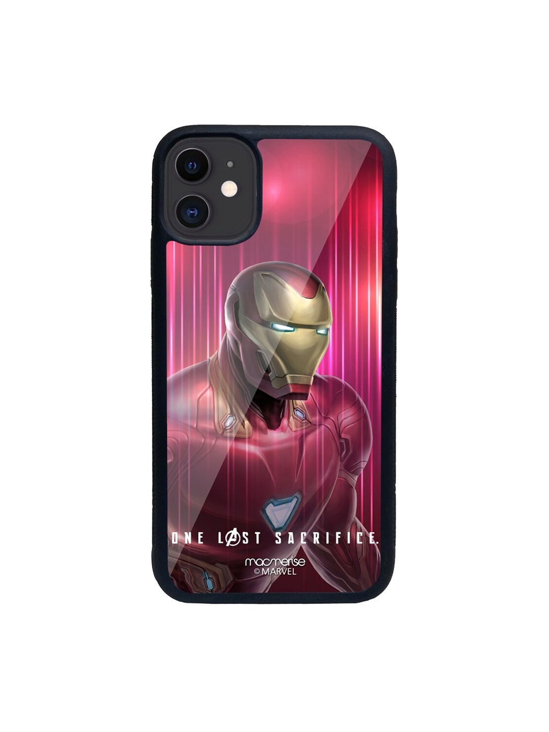

macmerise Pink & Gold-Toned One Last Sacrifice Printed iPhone 11 Phone Case