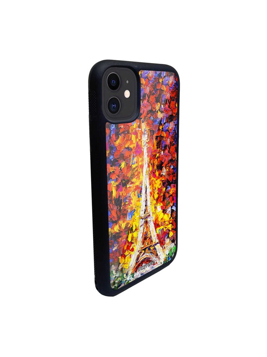 

macmerise Orange & Yellow Artistic Eifel Printed iPhone 11 Back Case