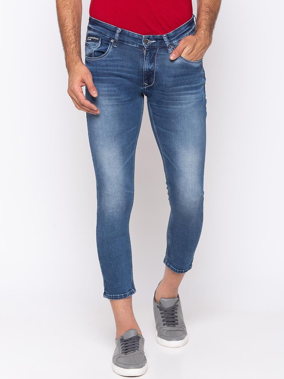 

SPYKAR Men Blue Slim Fit Mid-Rise Clean Look Jeans