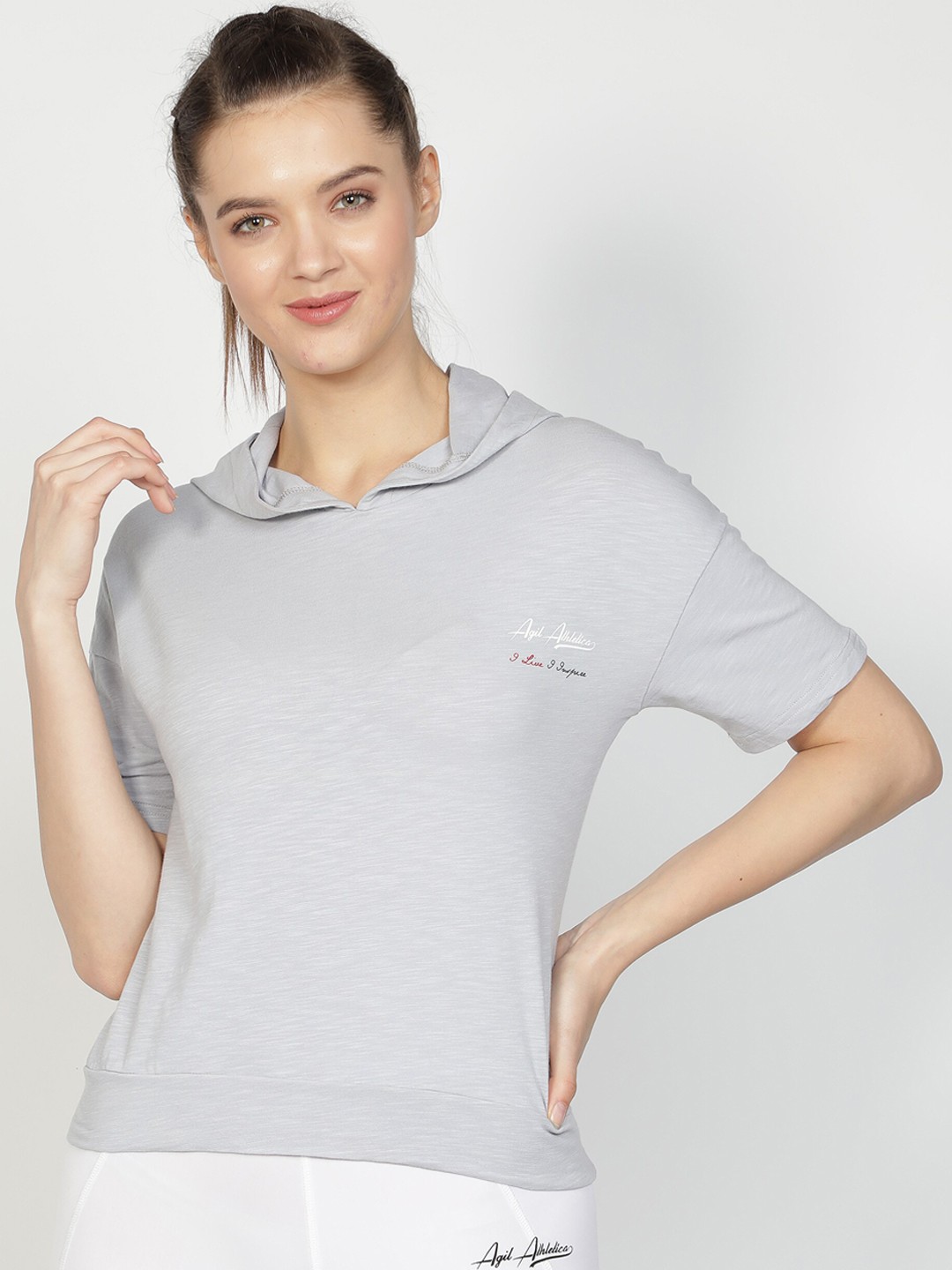 

Agil Athletica Grey Regular Top