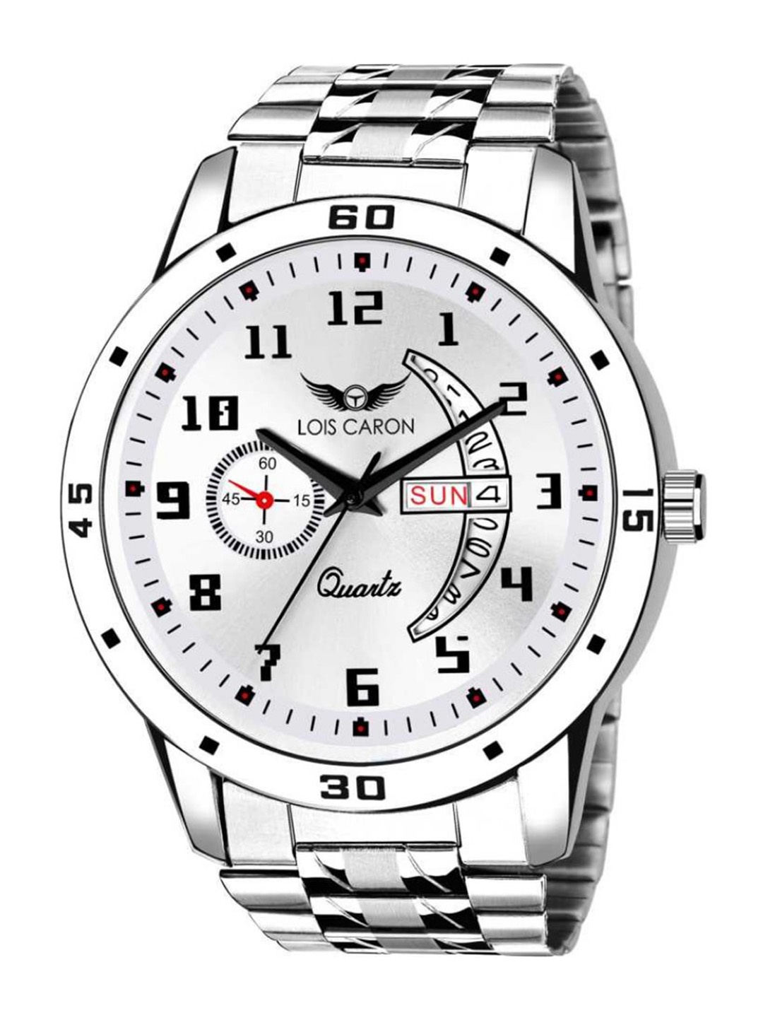 

LOIS CARON Men White Analogue Watch LCS-8189