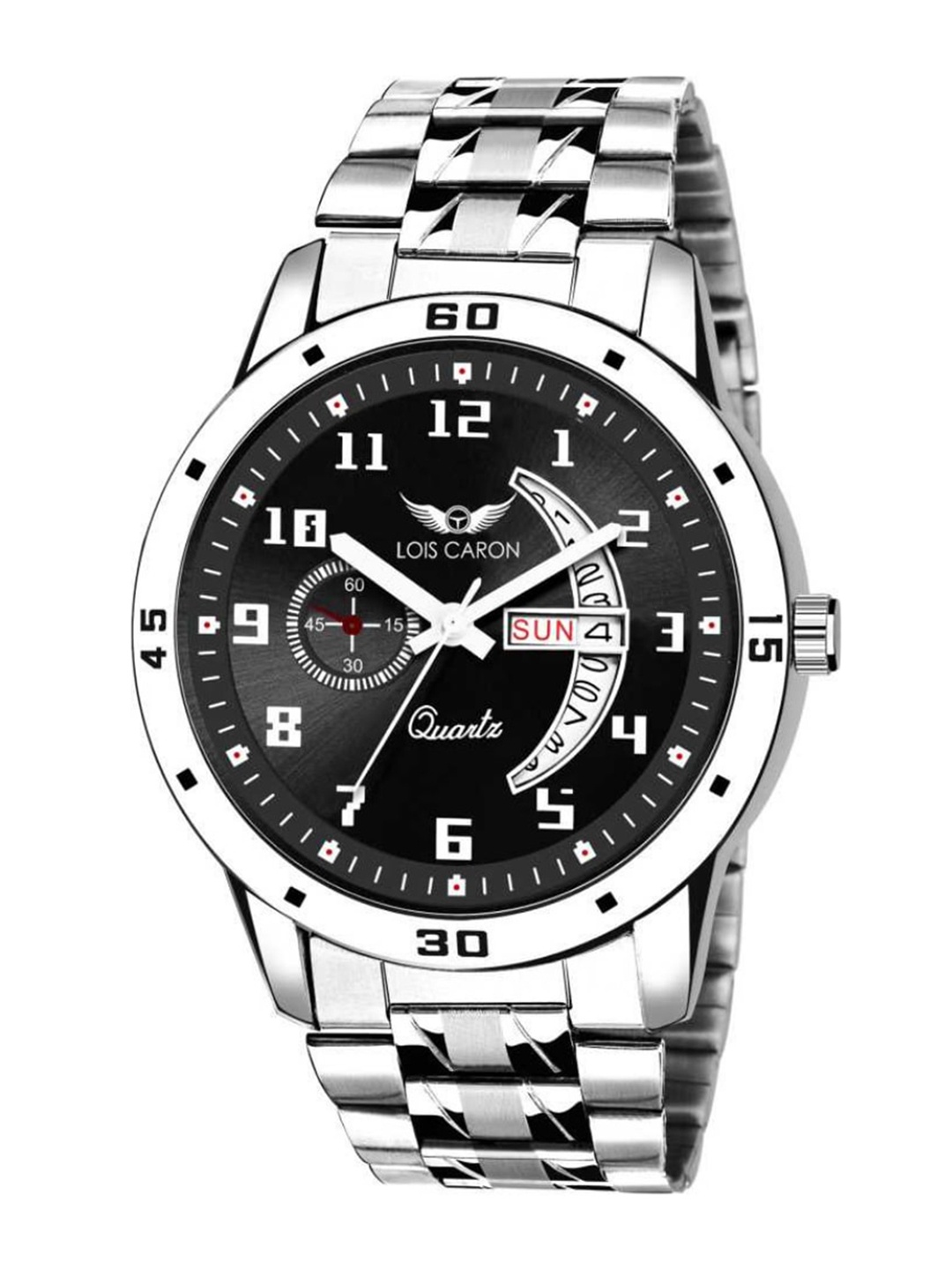 

LOIS CARON Men Black Analogue Watch LCS-8190