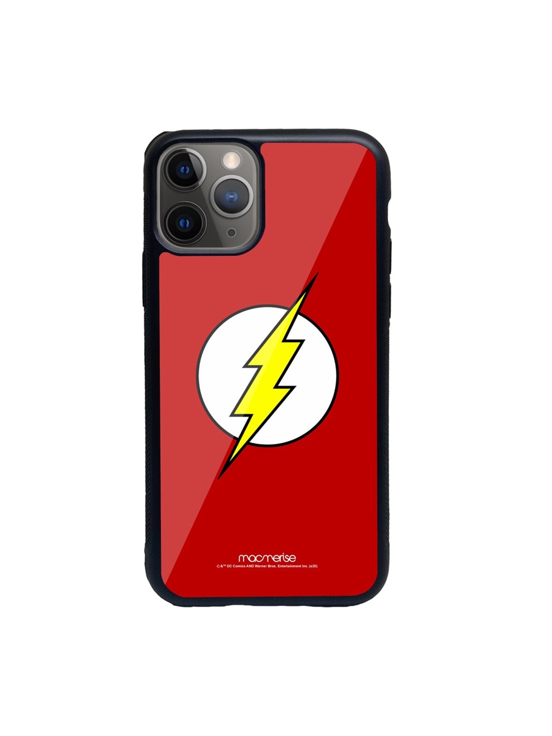 

macmerise Red & Yellow Logo Flash Pattern iPhone 11 Pro Back Case