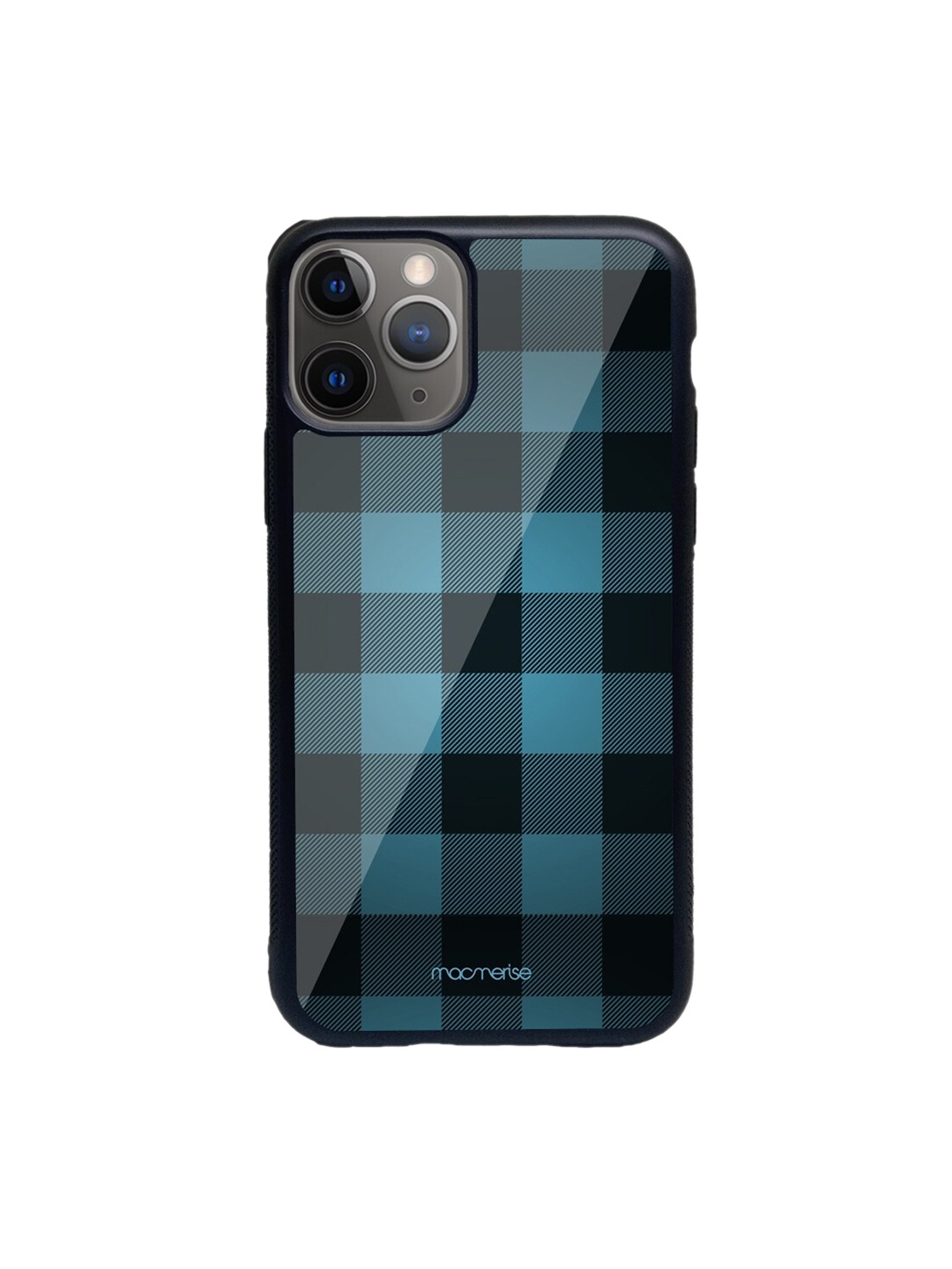 

macmerise Black & Blue Checkmate iPhone 11 Pro Back Case