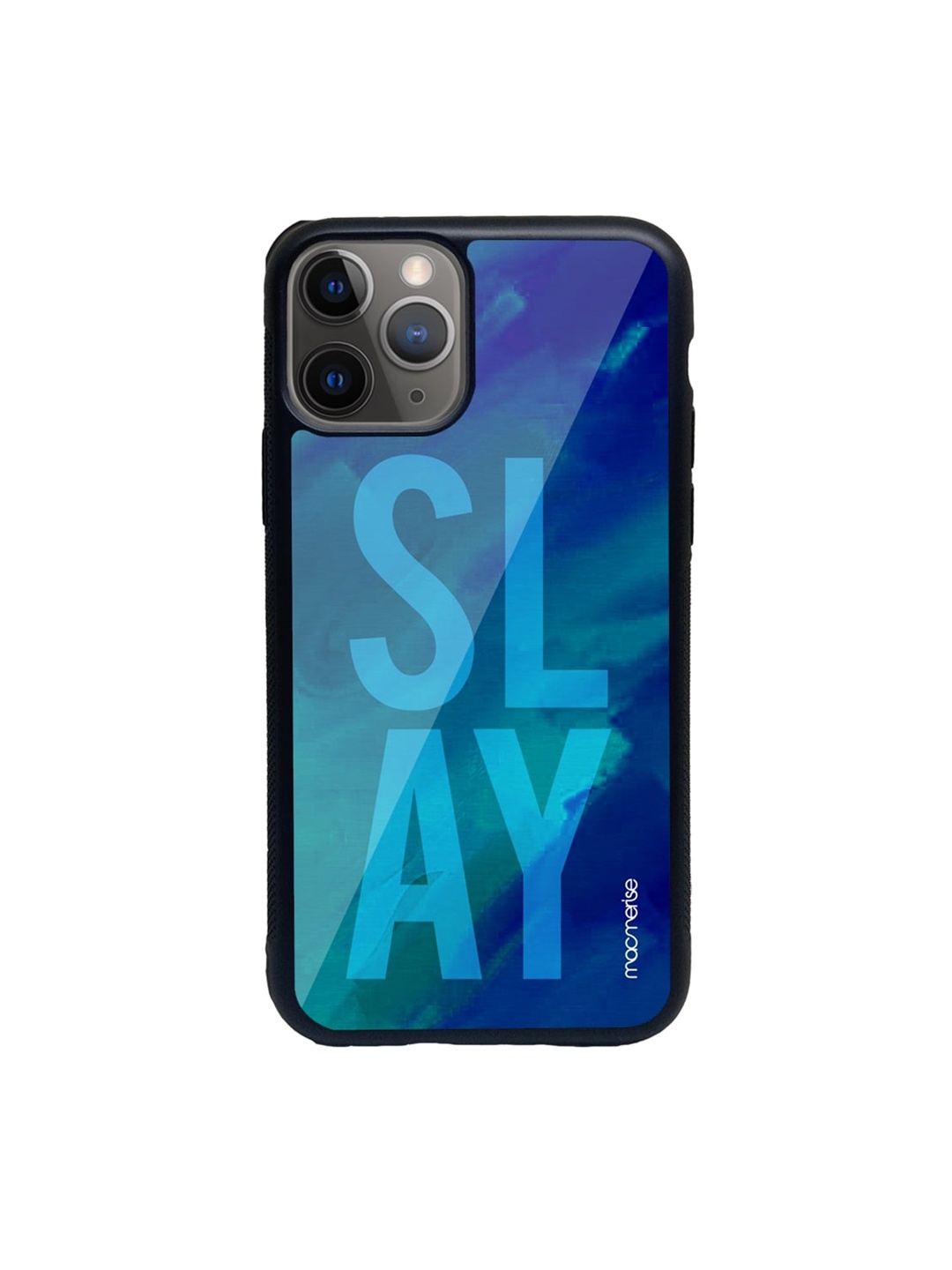 

macmerise Black & Blue Slay iPhone 11 Pro Back Case