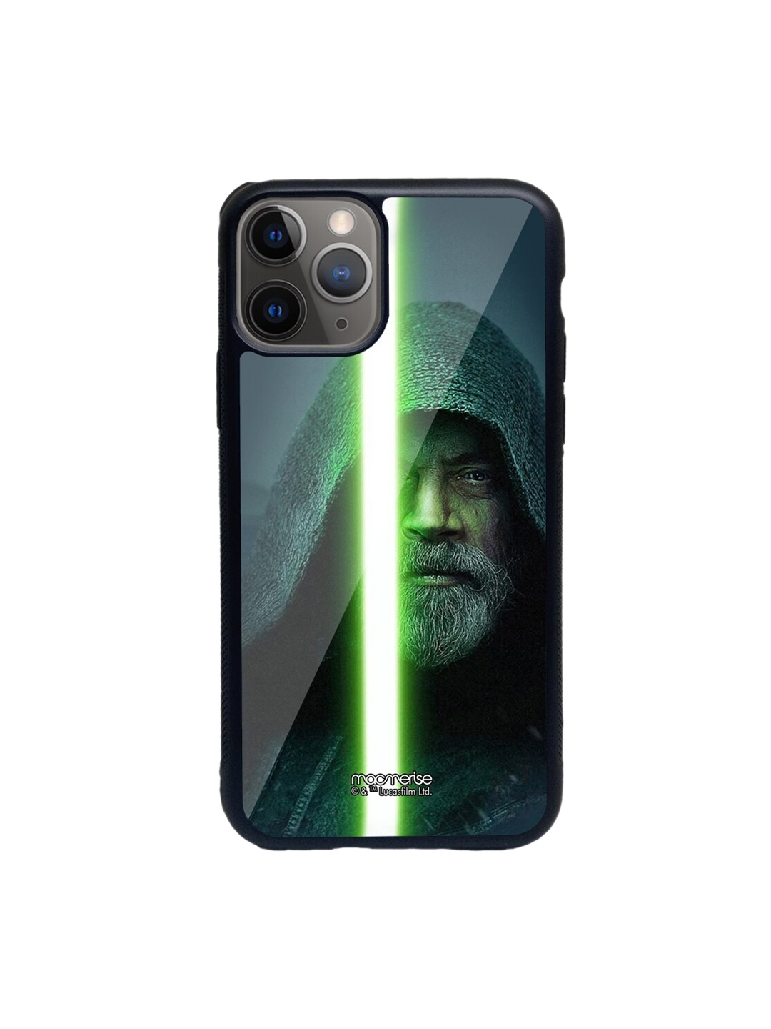 

macmerise Green & Black Light Saber Printed iPhone 11 Pro Phone Case