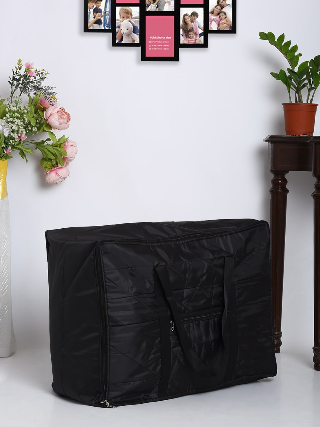 

HOSTA HOMES Black Solid Multi-Purpose Foldable Storage Organiser