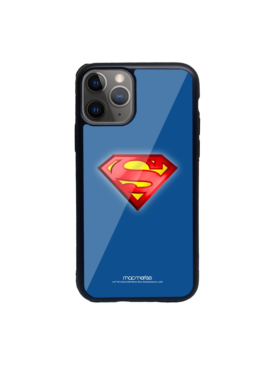 

macmerise Blue & Red Logo Superman Printed iPhone 11 Pro Phone Case