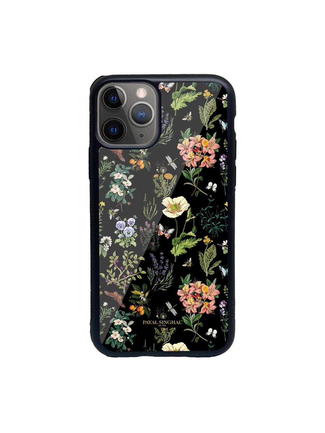 

macmerise Black & Green Payal Singhal Titli Printed iPhone 11 Pro Phone Case