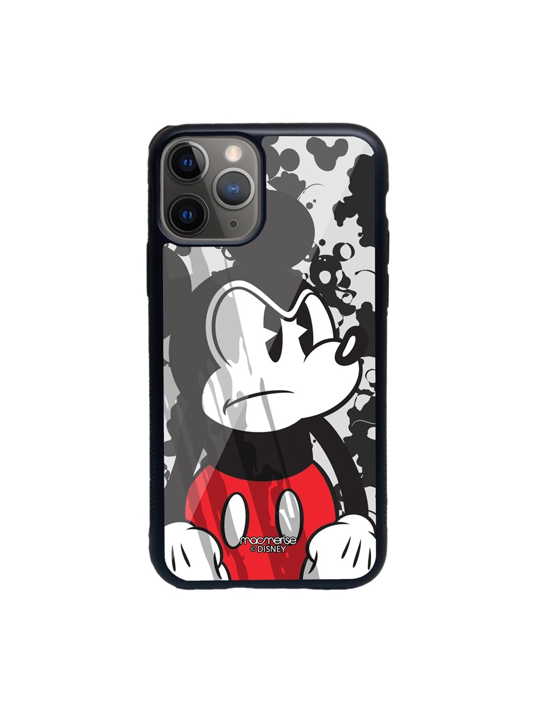 

macmerise Black & Red Grumpy Mickey Printed iPhone 11 Pro Phone Case