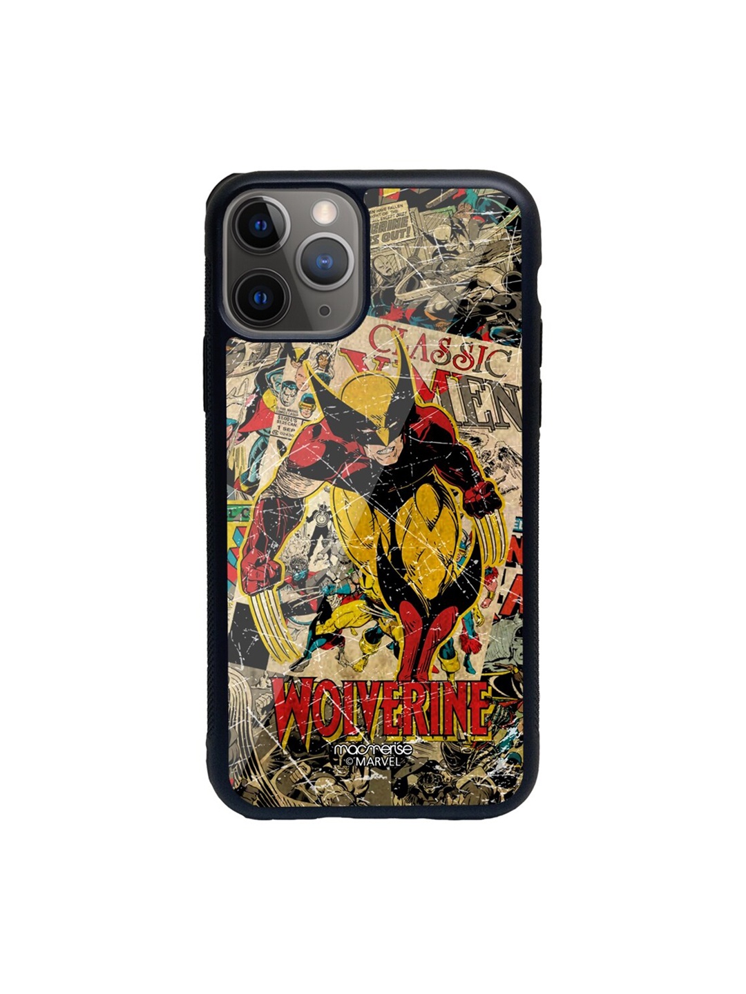 

macmerise Yellow & Red Comic Wolverine iPhone 11 Pro Back Case