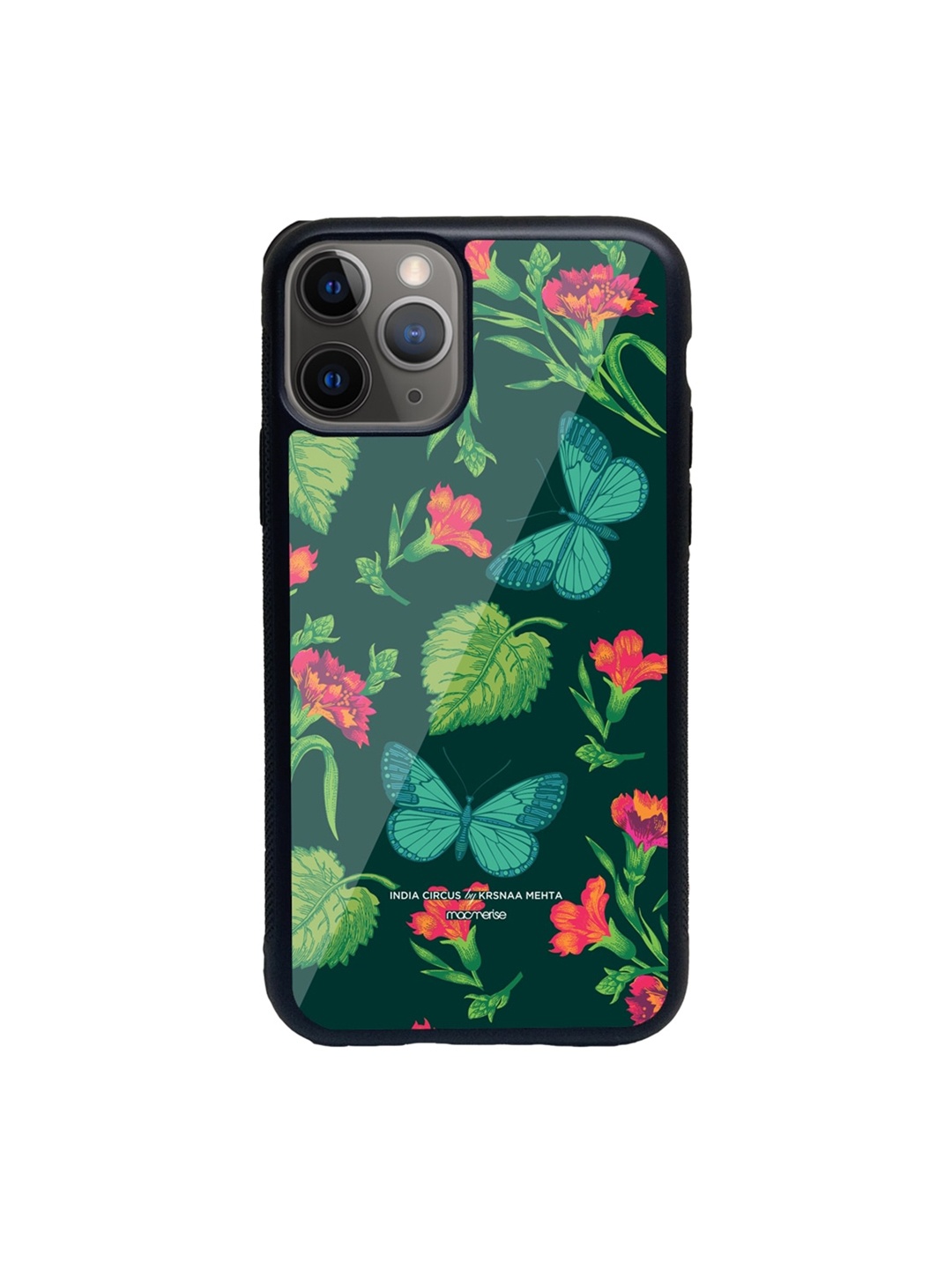 

macmerise Black & Green Butterfly Effect iPhone 11 Pro Back Case