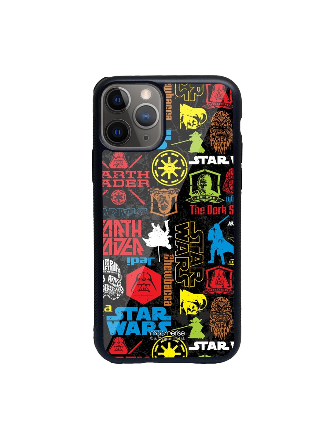

macmerise Multicoloured Star Wars Mashup Printed iPhone 11 Pro Back Case, Multi