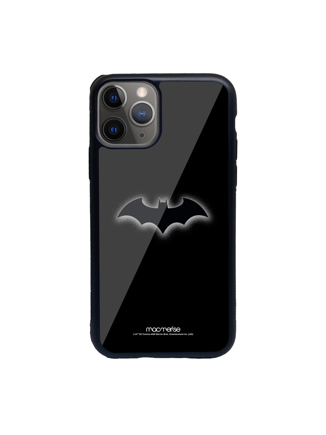 

macmerise Black & Grey Logo Batman Printed iPhone 11 Pro Back Case