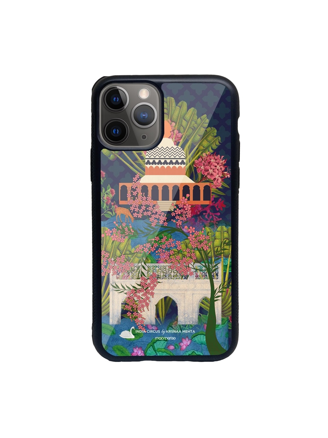 

macmerise Blue & Pink Blossoms iPhone 11 Back Case