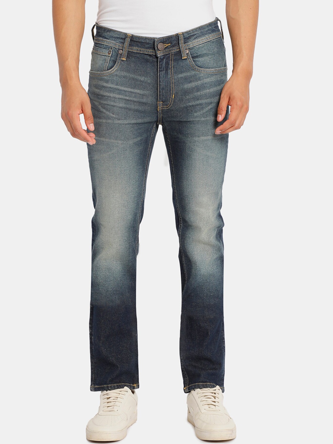

Cherokee Men Blue Regular Fit Mid-Rise Clean Look Stretchable Jeans