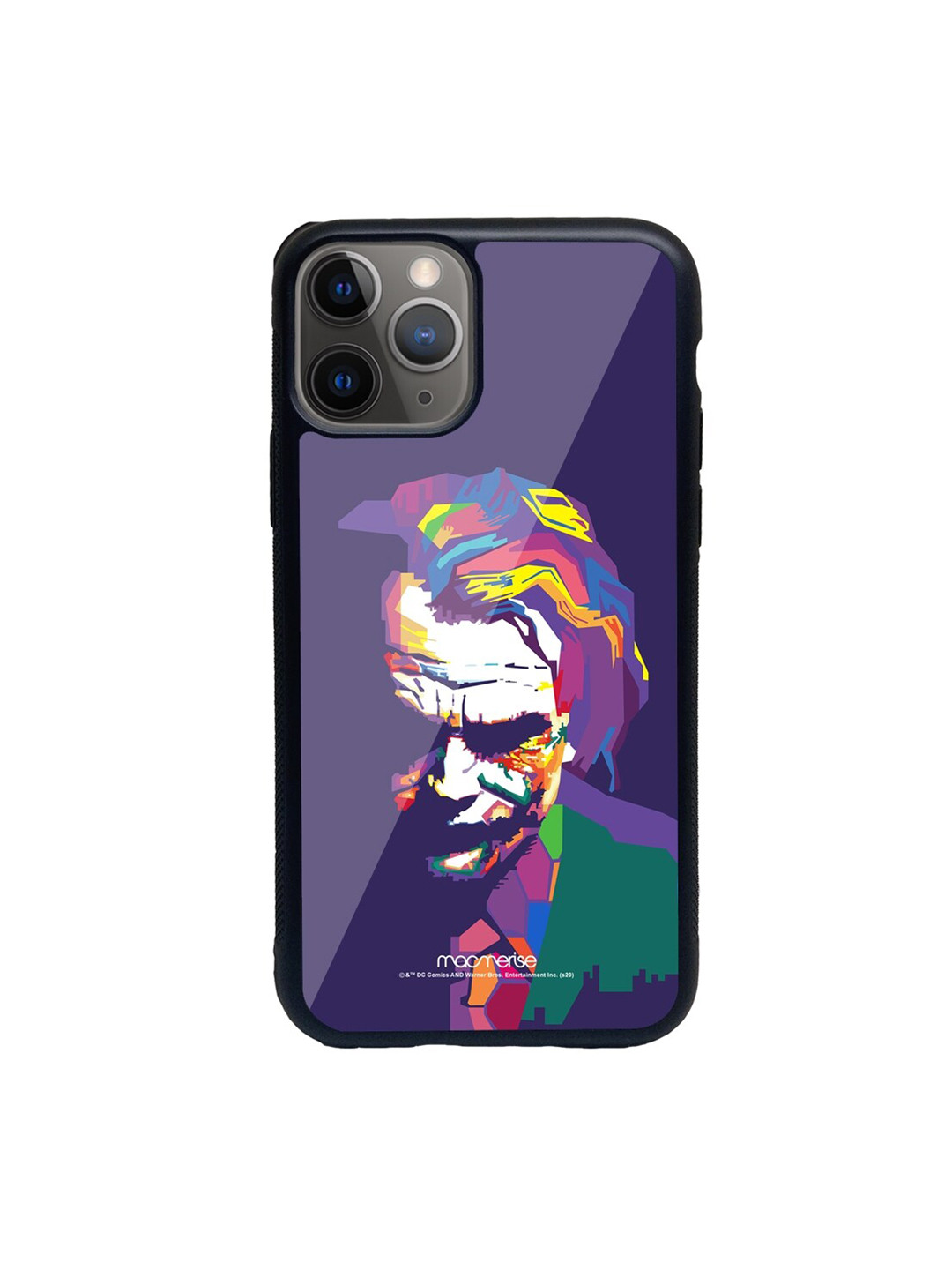 

macmerise Purple & Pink Joker Art Printed iPhone 11 Pro Back Case