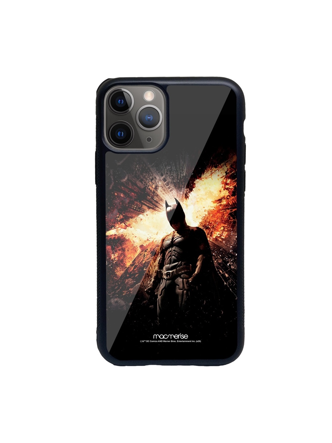 

macmerise Black And Gold-Toned The Dark Knight Rises Printed iPhone 11 Phone Case