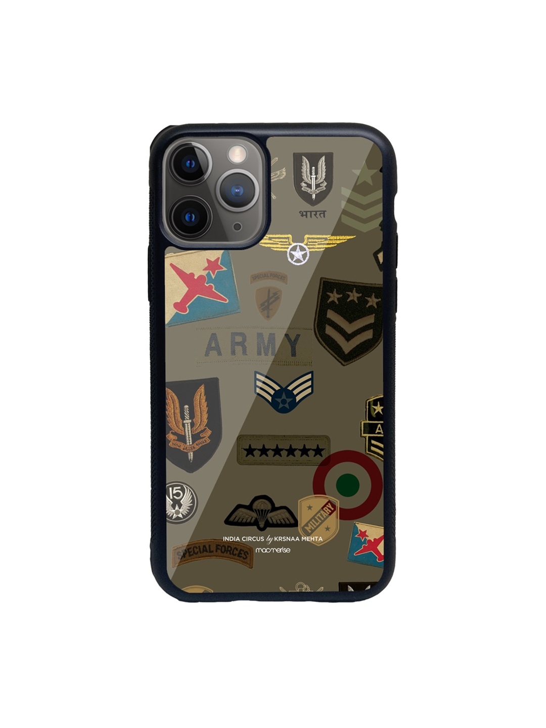 

macmerise Olive Green & White Roger That Printed iPhone 11 Pro Phone Case