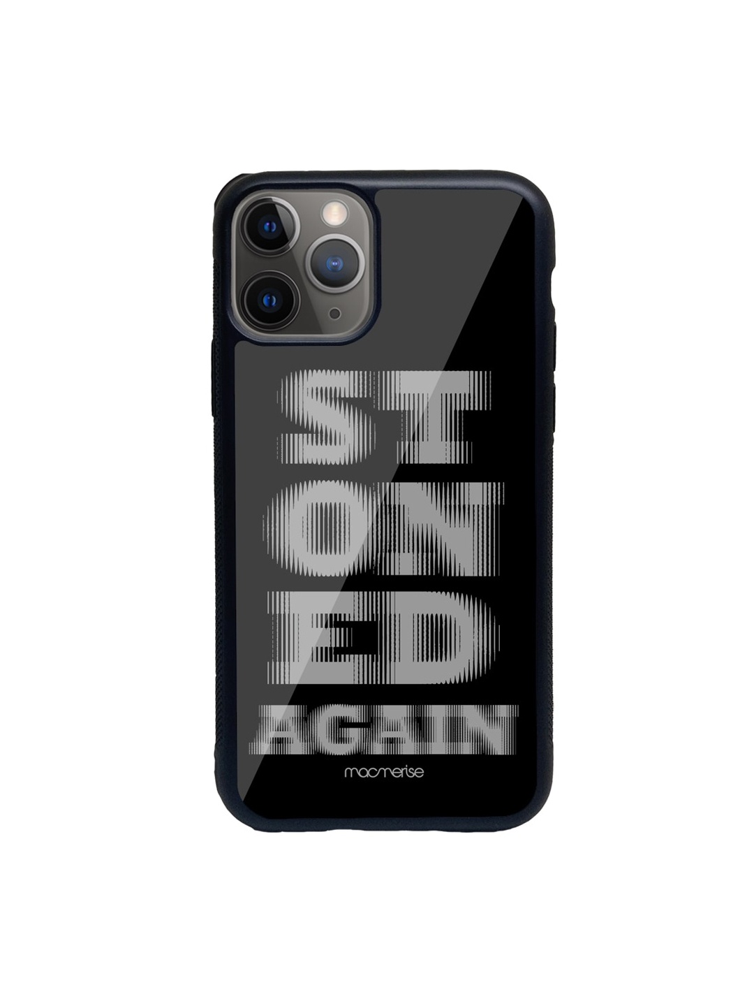 

macmerise Black & Grey Stoned Again iPhone 11 Pro Back Case