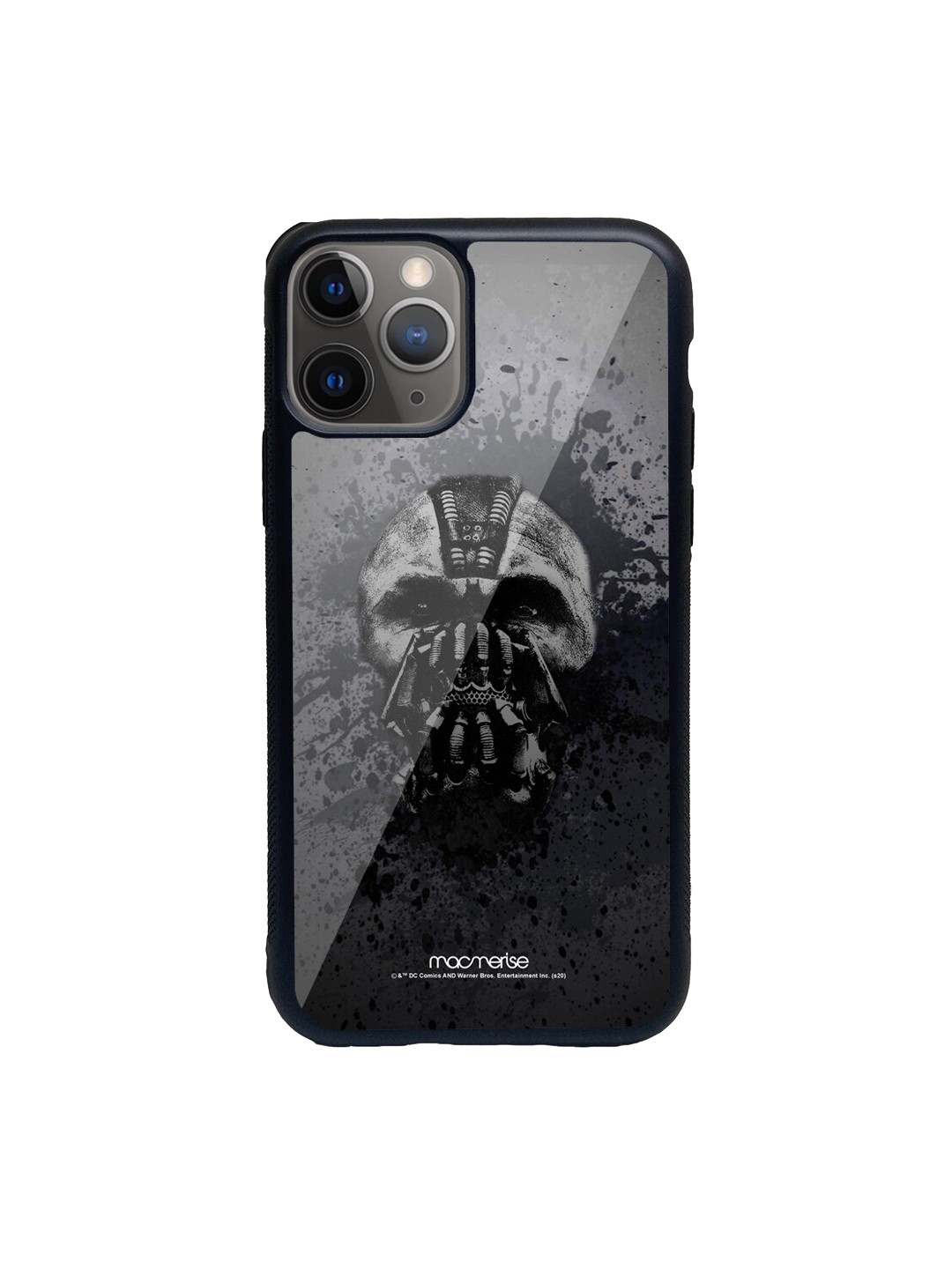 

macmerise Grey & Black Bane Is Watching Glass iPhone 11 Pro Phone Case
