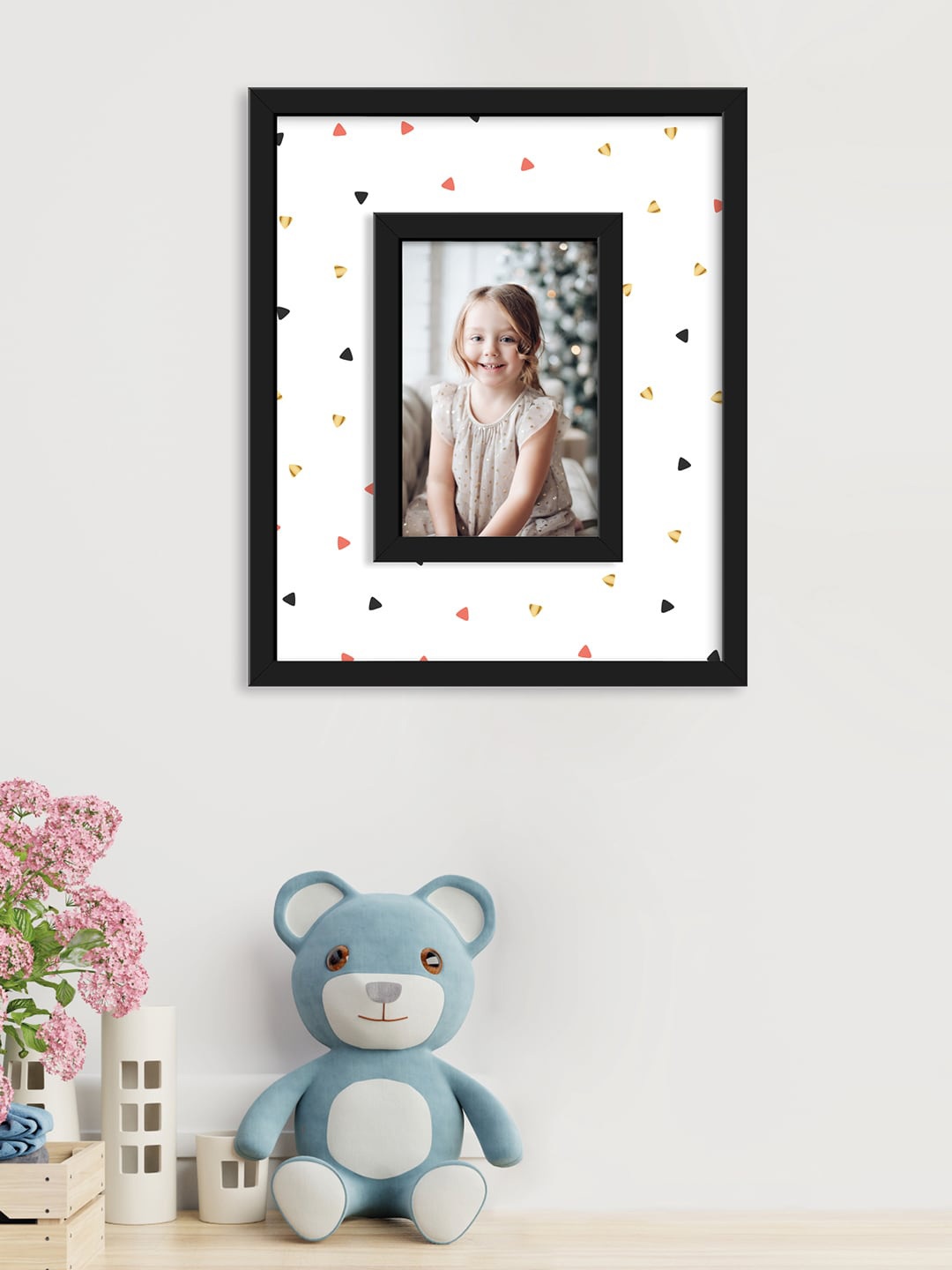 

RANDOM White & Black Printed Wall Photo Frame