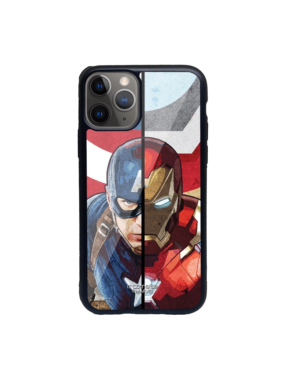 

macmerise Black & Red Man vs Machine iPhone 11 Pro Back Case
